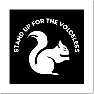 Stand up for the voiceless Posters and Art